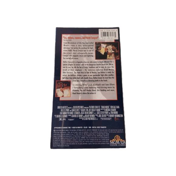 Road House (VHS, 1989/1997) New, Factory Sealed, Patrick Swayze, Sam Elliott - Picture 3 of 5